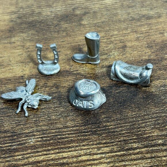 Horse-Opoly Replacement Pieces 5 Tokens Late for the Sky USA - Picture 2 of 4